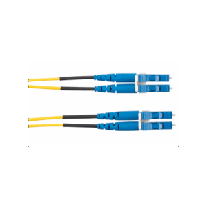 Jumper de Fibra Optica Monomodo 9/125 OS2, LC-LC Duplex, OFNR (Riser), Color Amarillo, 8 Metros (26.25 Pies)