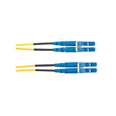 Jumper de Fibra Optica Monomodo 9/125 OS2, LC-LC Duplex, OFNR (Riser), Color Amarillo, 8 Metros (26.25 Pies) - imagen 2