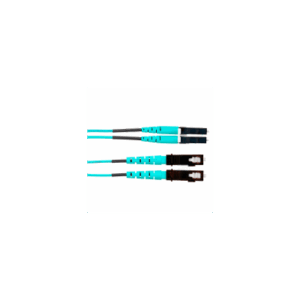 Jumper de Fibra Optica Multimodo 50/125 OM4, LC-SC Duplex, OFNR (Riser), Color Aqua, 5 Metros (16.40 Pies)