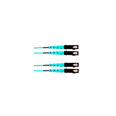 Jumper de Fibra Óptica Multimodo 50/125 OM4, SC-SC Duplex, OFNR (Riser), Color Aqua, 3 Metros (9.84 Pies) - imagen 2