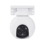 Cámara PT / Wi-Fi / Triple Lente / Panorámica 360° / Resolución 2k+ / Visión Nocturna a color / IA Detección de Humanos y Vehiculos / Alarma con Sirena y Luz / IP67 miniatura 2