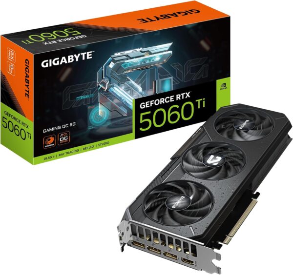Gaming OC | GeForce RTX 5060 Ti | 8GB GDDR7 — Tarjeta de Video Gigabyte: PCIe 5.0 x16 | HDMI + 3x DisplayPort - imagen 13