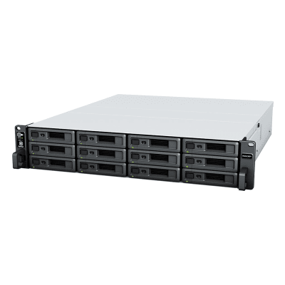 RackStation RS2423RP+ — Synology: 12x 3.5″/2.5″ | AMD Ryzen V1500B 4c@2.2GHz – 4GB | 2x 1GbE + 10GbE - imagen 4