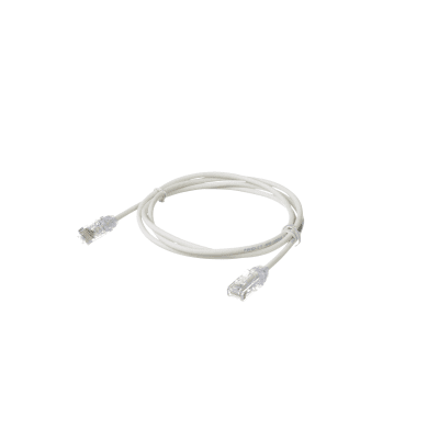 Cable de Parcheo TX6, UTP Cat6, Diámetro Reducido (28AWG), Color Blanco Mate, 4.57 Metros (15 Pies) - imagen 4