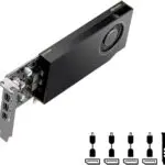 NVIDIA RTX A1000 | 8GB GDDR6 ECC — Tarjeta de Video PNY: PCIe 4.0 x16 | 4x mini DisplayPort | LP Dual-slot | CAD miniatura 4