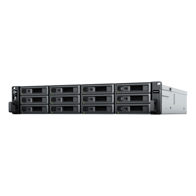 RackStation RS2423RP+ — Synology: 12x 3.5″/2.5″ | AMD Ryzen V1500B 4c@2.2GHz – 4GB | 2x 1GbE + 10GbE - imagen 1