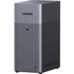 NASync DH2300 — UGREEN: 2x (2.5″/3.5″) | RK3576 4c@2.2GHz – 4GB | 1x 1GbE + HDMI 4K miniatura 1