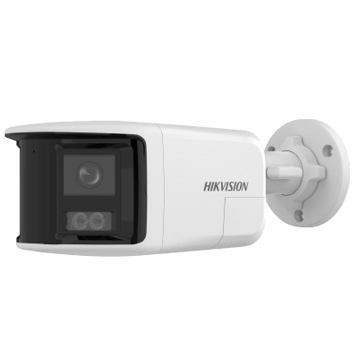 [PROTECCIÓN ACTIVA] Bala IP 6 Megapixel / 2 Lentes de Lente 2.8 mm (Imagen Panorámica 180°) / 30 mts IR / Exterior IP67 / Luz Intermitente y Alerta de Audio / Audio Bidireccional / ACUSENSE / WDR 120 dB / Micro SD - imagen 1