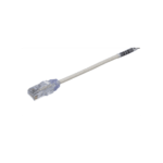 Cable de Parcheo TX6, UTP Cat6, Diámetro Reducido (28AWG), Color Blanco Mate, 4.57 Metros (15 Pies) miniatura 1