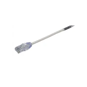Cable de Parcheo TX6, UTP Cat6, Diámetro Reducido (28AWG), Color Blanco Mate, 4.57 Metros (15 Pies)