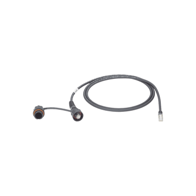 Patch Cord Cat6A IndustrialNet, Blindado S/FTP, Con Plug Industrial y Tapa en Un Extremo, 1 Metro (3.28 Pies) - imagen 1