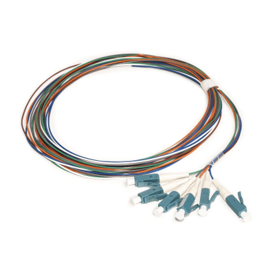 Kit de 6 Pigtails con Conector LC, Multimodo 50/125 OM4, 900um, de 1 Metro (3.28 Pies) - imagen 1
