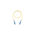 Jumper de Fibra Optica Monomodo 9/125 OS2, LC-LC Duplex, OFNR (Riser), Color Amarillo, 8 Metros (26.25 Pies) miniatura 1