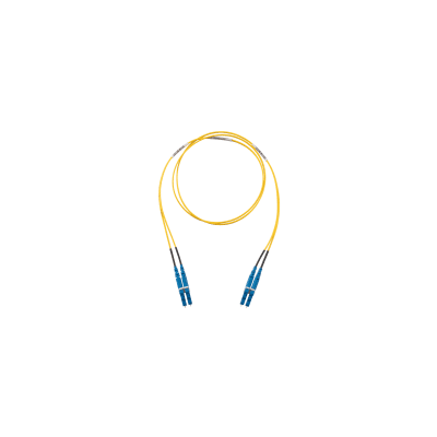 Jumper de Fibra Optica Monomodo 9/125 OS2, LC-LC Duplex, OFNR (Riser), Color Amarillo, 8 Metros (26.25 Pies) - imagen 1