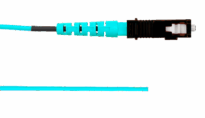 Pigtail de Fibra Óptica SC Simplex, Multimodo OM3 50/125, 900um, Color Aqua, 2 Metros (6.56 Pies)