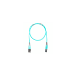Jumper de Fibra Optica Multimodo 50/125 OM4, LC-SC Duplex, OFNR (Riser), Color Aqua, 5 Metros (16.40 Pies) miniatura 1
