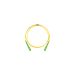 Jumper de Fibra Optica Monomodo 9/125 OS2, SC/APC-SC/APC Simplex, OFNR (Riser), Color Amarillo, 5 Metros (16.40 Pies) miniatura 1
