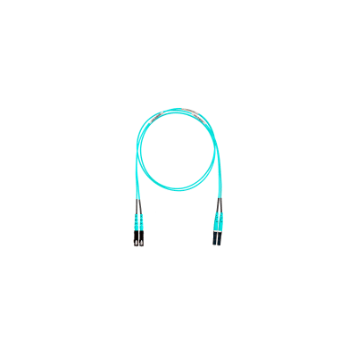 Jumper de Fibra Optica Multimodo 50/125 OM4, LC-SC Duplex, LSZH, Color Aqua, 6 Metros (19.69 Pies) - imagen 1
