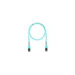 Jumper de Fibra Óptica Multimodo 50/125 OM4, SC-SC Duplex, OFNR (Riser), Color Aqua, 3 Metros (9.84 Pies) miniatura 1