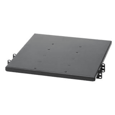 Charola de Doble Fijación en Rack de 2 Postes, 635 mm de Profundidad, y Soporte de Peso de 113 Kg, 1 UR, Color Negro - imagen 1