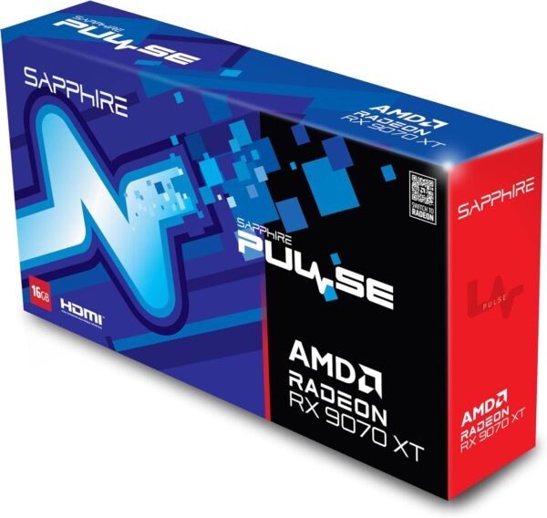 Pulse | Radeon RX 9070 | 16GB GDDR6 — Tarjeta de Video Sapphire: PCIe 5.0 x16 | HDMI + 3x DisplayPort - imagen 2