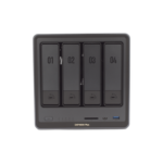 NAS UGREEN NASync DXP4800 Plus / Procesador Intel Pentium Gold 8505 5 Núcleos / 4 Bahías SATA + 2 M.2 NVMe PCIe 4.0 / 8GB DDR5 Expandible a 64GB / 10GbE + 2.5GbE / USB 3.2 Gen 2 Tipo C / HDMI 4K / Sistema Almacenamiento Conectado Red miniatura 3
