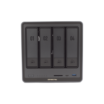 NAS UGREEN NASync DXP4800 Plus / Procesador Intel Pentium Gold 8505 5 Núcleos / 4 Bahías SATA + 2 M.2 NVMe PCIe 4.0 / 8GB DDR5 Expandible a 64GB / 10GbE + 2.5GbE / USB 3.2 Gen 2 Tipo C / HDMI 4K / Sistema Almacenamiento Conectado Red - imagen 3
