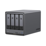 NAS UGREEN NASync DXP4800 Plus / Procesador Intel Pentium Gold 8505 5 Núcleos / 4 Bahías SATA + 2 M.2 NVMe PCIe 4.0 / 8GB DDR5 Expandible a 64GB / 10GbE + 2.5GbE / USB 3.2 Gen 2 Tipo C / HDMI 4K / Sistema Almacenamiento Conectado Red miniatura 1