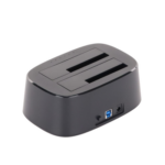 Base USB 3.0 para Disco Duro de Doble Bahía | Soporta Discos SATA de 2.5′ & 3.5´ | Soporta discos de 12TB | Compatible con UASP, SATA 3.0 | Con adaptador de corriente 12V3A | Cable USB 1M | Alta Velocidad | Modo Clonación. miniatura 3
