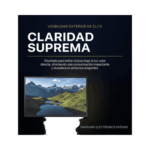 Pantalla Profesional LED 55″ para Exterior con Vidrio Templado de Protección 5T, Full HD (1080p), HDMI/HDBaseT (LAN), Brillo 3500 cd/m2. Compatible VESA miniatura 5