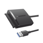 Adaptador USB 3.0 a SATA III | Compatible con Disco Duro HDD y SSD de 2.5″ y 3.5″ de hasta 12 TB | Velocidad USB 3.0 de hasta 5 Gbps | Alta Velocidad con UASP & TRIM | Cable de 50 cm. miniatura 1