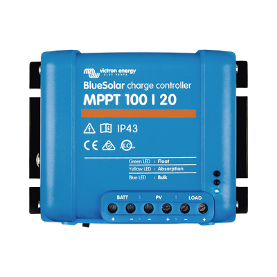 BlueSolar MPPT 100/20. Controlador Solar MPPT 20A, Voltaje Selección Automática: 12/24/48 Vcc. - imagen 1
