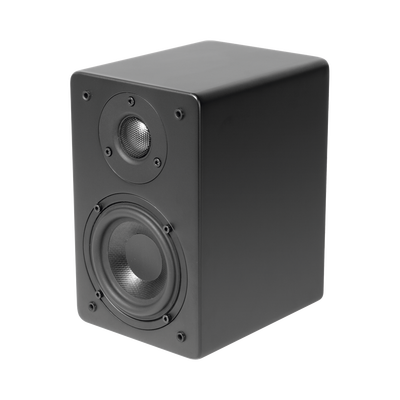 Altavoz de Estantería | Woofer  de 4” | Tweeter de 1 | Acabado negro mate | 40 watts | 8ohms - imagen 1