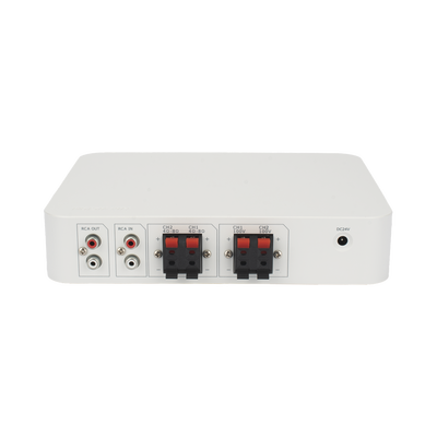 Amplificador | Bluetooth | 2 Canales con Control de volumen Independiente | 30 W por Canal | Salida 4-8 Ω x 2 | 100V COM x 2 | Una Zona | Música Ambiental - imagen 3
