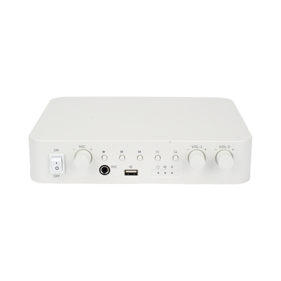 Amplificador | Bluetooth | 2 Canales con Control de volumen Independiente | 30 W por Canal | Salida 4-8 Ω x 2 | 100V COM x 2 | Una Zona | Música Ambiental - imagen 5