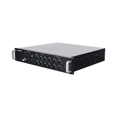 Amplificador de Red |  4 Zonas de 250W | 100V/70v | Calendarización de eventos | Biblioteca de Materiales de Audio | Entrada de Alarma | Hik-Connect /Hikcentral profesional - imagen 4