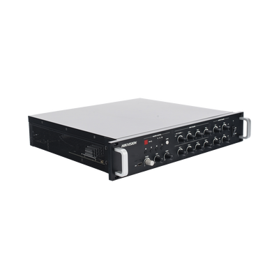 Amplificador de Red |  4 Zonas de 250W | 100V/70v | Calendarización de eventos | Biblioteca de Materiales de Audio | Entrada de Alarma | Hik-Connect /Hikcentral profesional - imagen 5