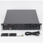 Amplificador de Red |  4 Zonas de 250W | 100V/70v | Calendarización de eventos | Biblioteca de Materiales de Audio | Entrada de Alarma | Hik-Connect /Hikcentral profesional miniatura 8