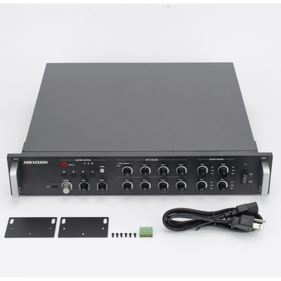 Amplificador de Red |  4 Zonas de 250W | 100V/70v | Calendarización de eventos | Biblioteca de Materiales de Audio | Entrada de Alarma | Hik-Connect /Hikcentral profesional - imagen 8