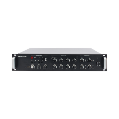 Amplificador de Red | 4 Zonas de 250W | 100V/70v | Calendarización de eventos | Biblioteca de Materiales de Audio | Entrada de Alarma | Hik-Connect /Hikcentral profesional - imagen 1
