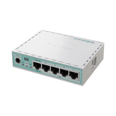 (Hex Version 2024) Router con 5 Puertos Gigabit Ethernet, 1 Puerto USB / CPU ARM Doble Nucleo/ RAM 512 MB/ Balanceo de Cargas - imagen 1