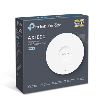Punto de Acceso Omada / Wi-Fi 6 AX1800 MU-MIMO 2×2 / Mesh Omada / Alta Densidad de Usuarios / Configuración por Controlador o Stand-Alone / Para Montaje en Techo/pared / Alimentación PoE+ - imagen 4