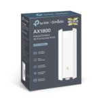 Punto de Acceso Omada Exterior-Interior / Wi-Fi 6 AX1800 MU-MIMO 2×2 / Mesh Omada / Alta Densidad de Usuarios / Configuración por Controlador o Stand-Alone / Para Montaje en Mástil/ Pared / Alimentación PoE+ miniatura 4