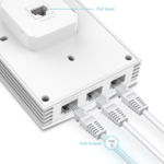 Punto de Acceso Omada / Wi-Fi 6 AX3000 MU-MIMO 2×2 / Alta Densidad de Usuarios / Configuración por Controlador o Stand-Alone / Para Montaje en Techo/pared / Alimentación PoE+ miniatura 4
