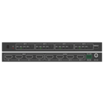 Matriz de Video HDMI 4×4 | Ancho de Banda 10.2 Gbps | Resolución 4K@30Hz | Escalado a 1080P, 720P, 1920×1200, 4K30 | Modos Matriz y Video Wall | Control RS-232 y Remoto Infrared miniatura 4