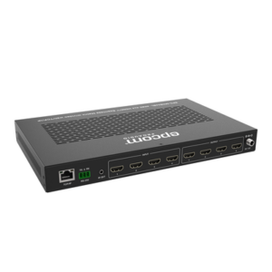 Matriz HDMI 4×4 | Video Wall | Seamless Switch | 10 Modos de Visualización | 4K@60Hz 4:4:4 | HDMI 2.0b y HDCP 2.2 | Control vía Web, IR, RS-232 y TCP/IP