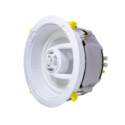 Ghost series, altavoz de 3 vías de plafón 9in, diseño trugrip  sin herramientas, woofer de polipropileno blanco, 150w 8ohms - imagen 2