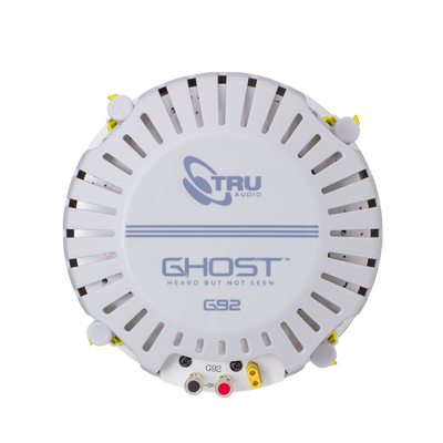 Ghost series, altavoz de 3 vías de plafón 9in, diseño trugrip  sin herramientas, woofer de polipropileno blanco, 150w 8ohms - imagen 3