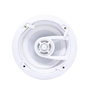 Ghost series, altavoz de 3 vías de plafón 9in, diseño trugrip  sin herramientas, woofer de polipropileno blanco, 150w 8ohms