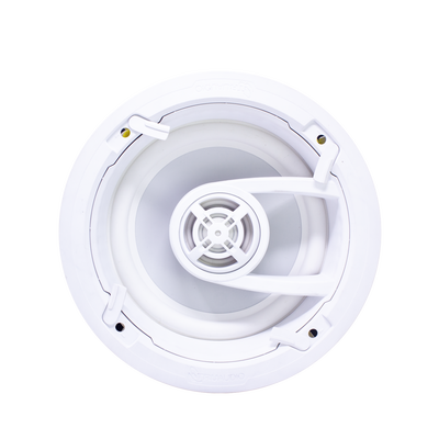 Ghost series, altavoz de 3 vías de plafón 9in, diseño trugrip  sin herramientas, woofer de polipropileno blanco, 150w 8ohms - imagen 1